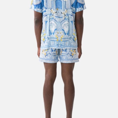 CAMILLA Short Sleeve Camp Collared Shirt DE Nada Granada - Image 2