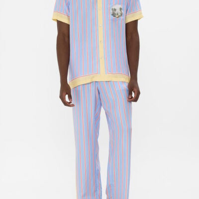 CAMILLA Short Sleeve Camp Collared Shirt Botanical Ballads - Image 1