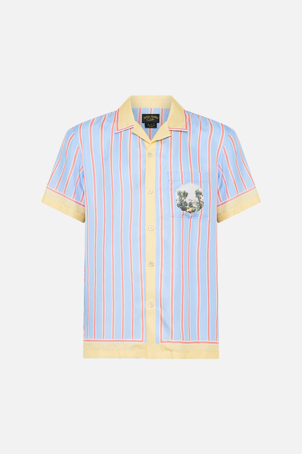 MNCAM131026140621562_3 CAMILLA Short Sleeve Camp Collared Shirt Botanical Ballads - Image 3