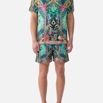 CAMILLA Short Sleeve Camp Collared Shirt Animal Alchemy - Image 1