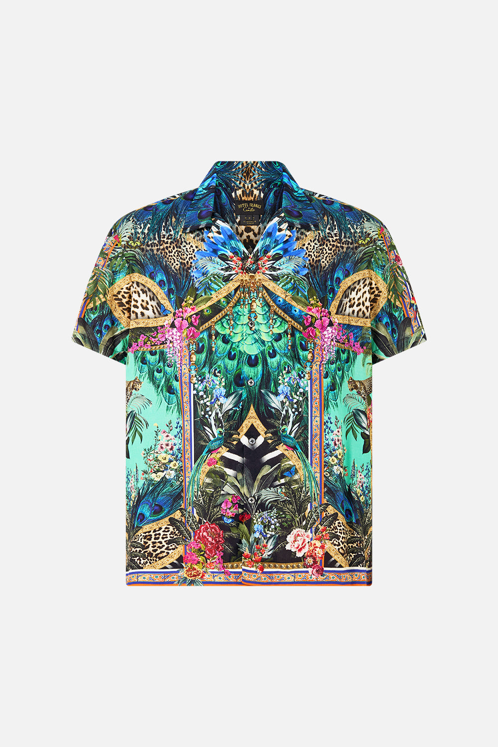 MNCAM131026140621564_3 CAMILLA Short Sleeve Camp Collared Shirt Animal Alchemy - Image 3