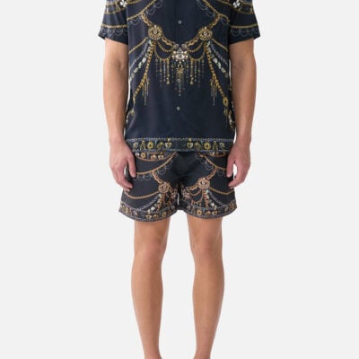 CAMILLA Short Sleeve Camp Collared Shirt Amulets and Alchemy - Image 1