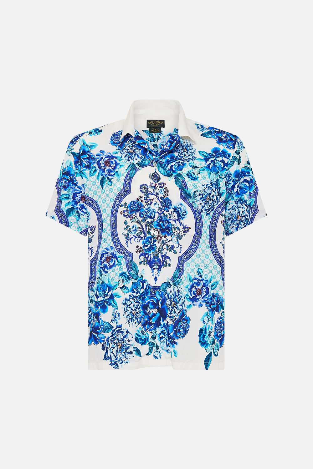 MNCAM131026140621567_3 CAMILLA Short Sleeve Camp Collared Shirt A Ceramic Garden - Image 3