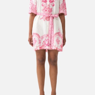 CAMILLA Short Shirt Dress Livin LA Vida Rosa - Image 1