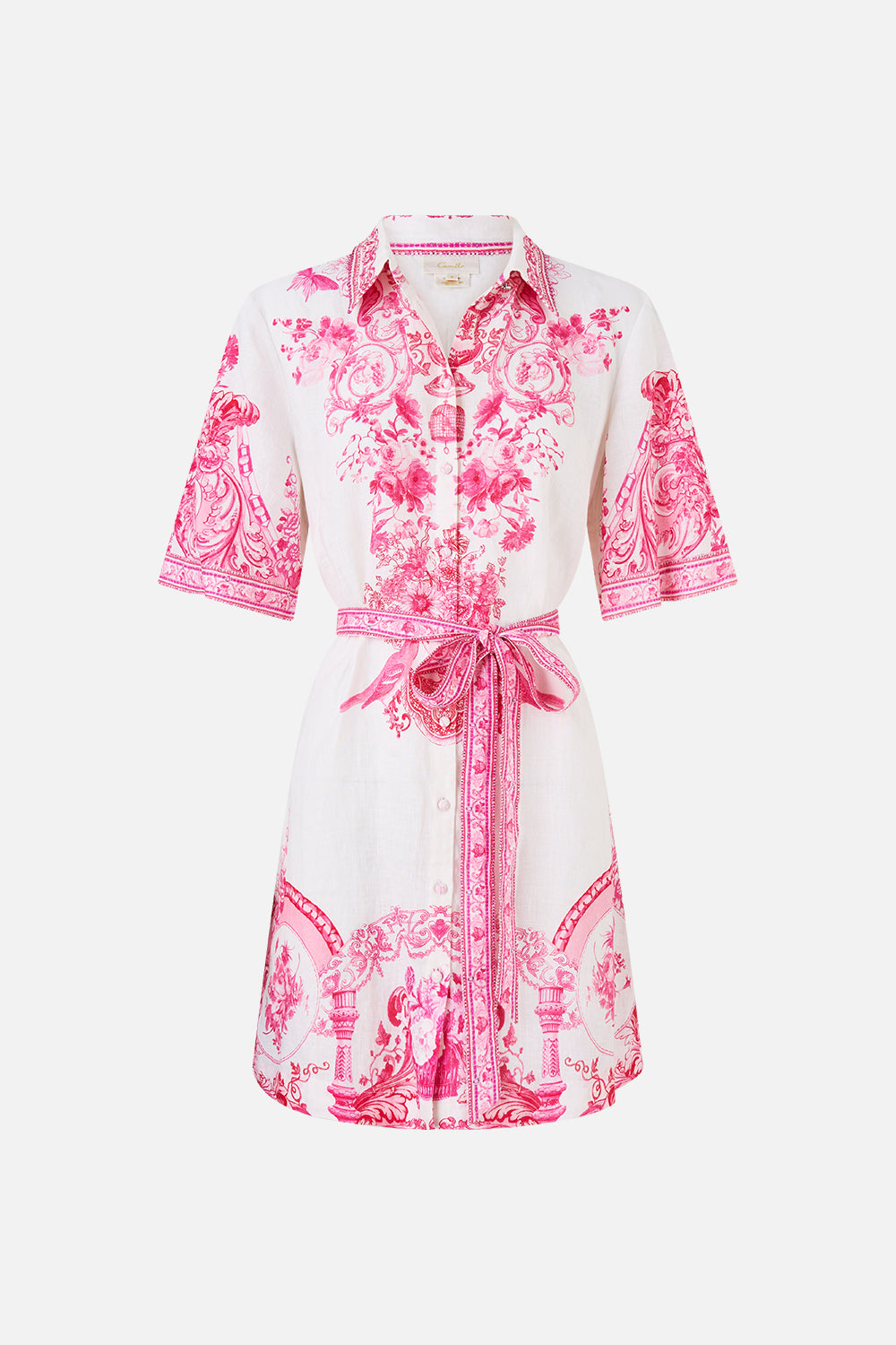 MNCAM131026140621575_3 CAMILLA Short Shirt Dress Livin LA Vida Rosa - Image 3