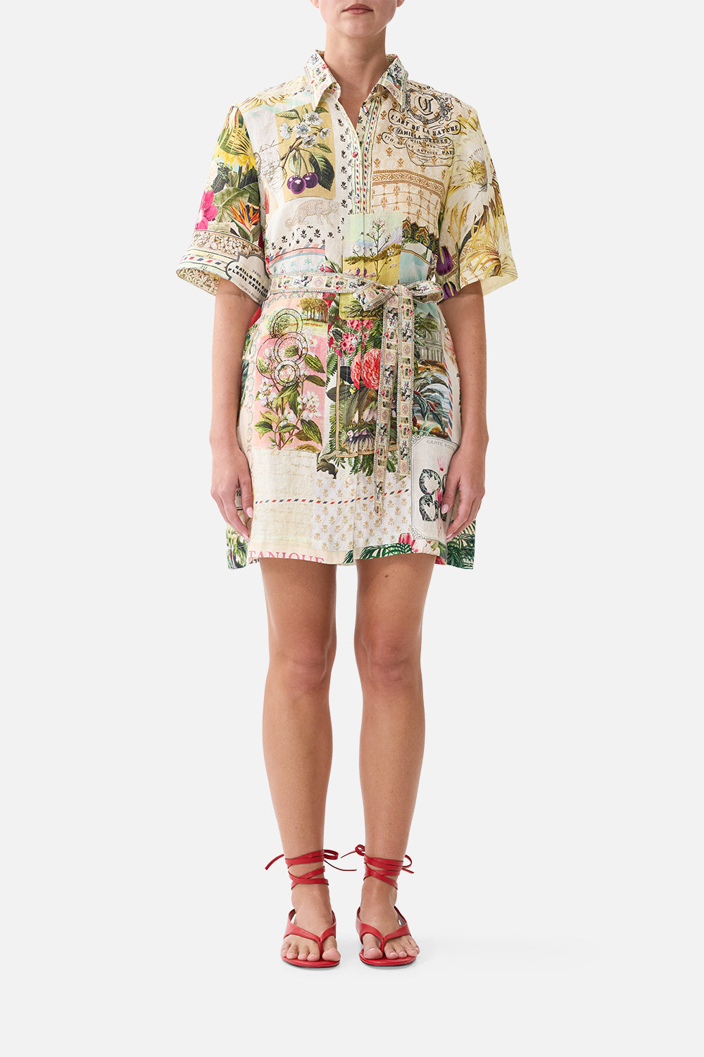 CAMILLA Short Shirt Dress LA Belle Botanique - Image 1