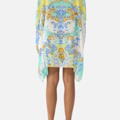 CAMILLA Short Round Neck Kaftan Dial UP the Tiles - Image 2