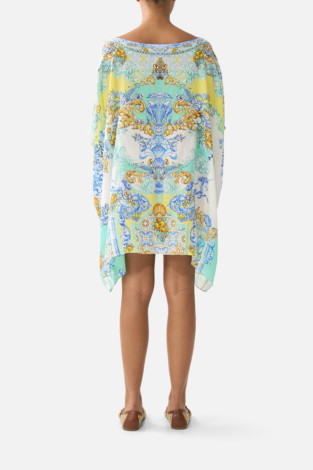 MNCAM131026140621580_2 CAMILLA Short Round Neck Kaftan Dial UP the Tiles - Image 2
