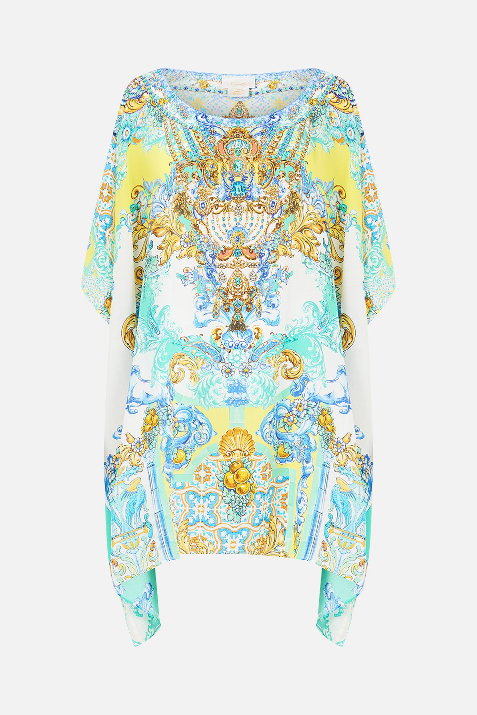 MNCAM131026140621580_3 CAMILLA Short Round Neck Kaftan Dial UP the Tiles - Image 3