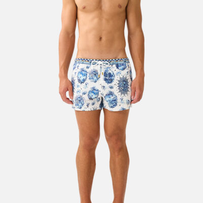 CAMILLA Short Length Boardshort With Elastic Waist the Porcelain Parlour - Image 1