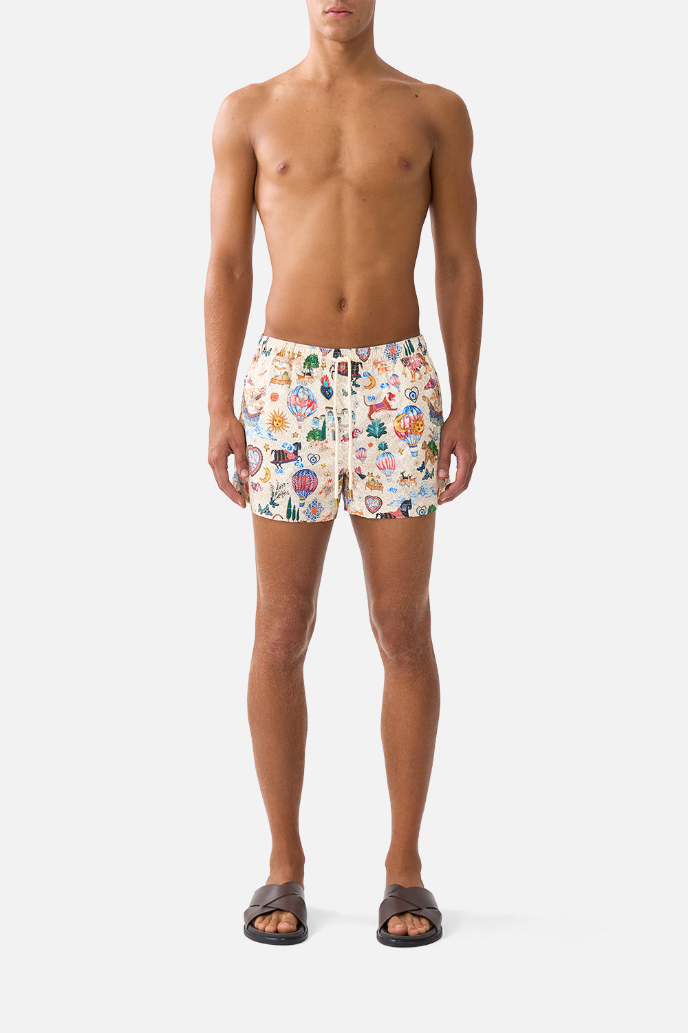 CAMILLA Short Length Boardshort With Elastic Waist Kapadokya Kitsch - Image 1