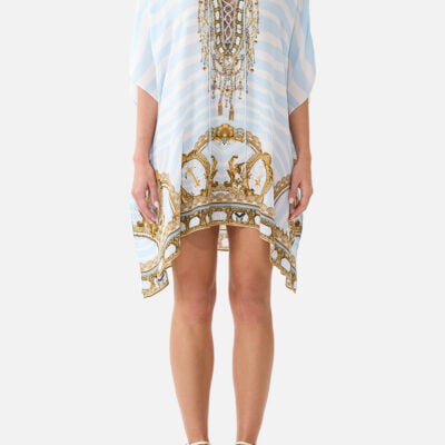 CAMILLA Short Lace UP Kaftan Spirit OF Stripes - Image 1