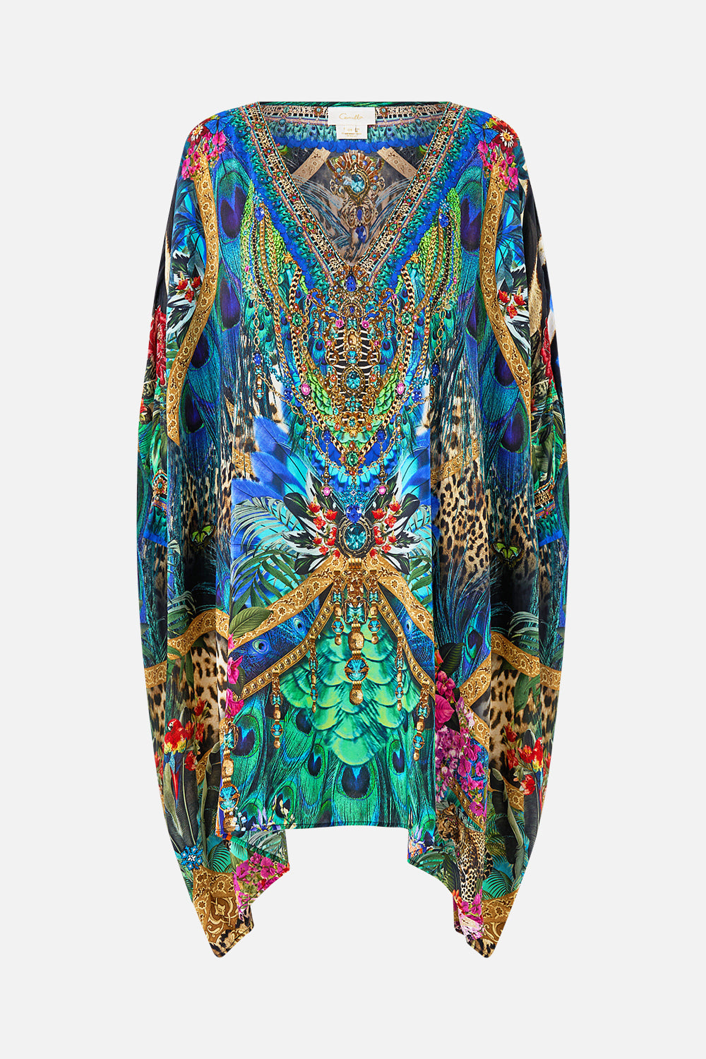 MNCAM131026140621591_3 CAMILLA Short Kaftan With Cuff Animal Alchemy - Image 3
