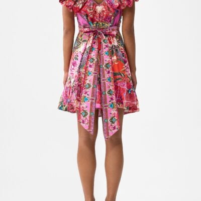 CAMILLA Short Frill Neck Dress Heirloom Empire - Image 2