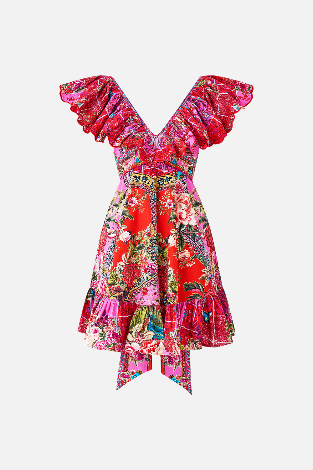MNCAM131026140621593_3 CAMILLA Short Frill Neck Dress Heirloom Empire - Image 3