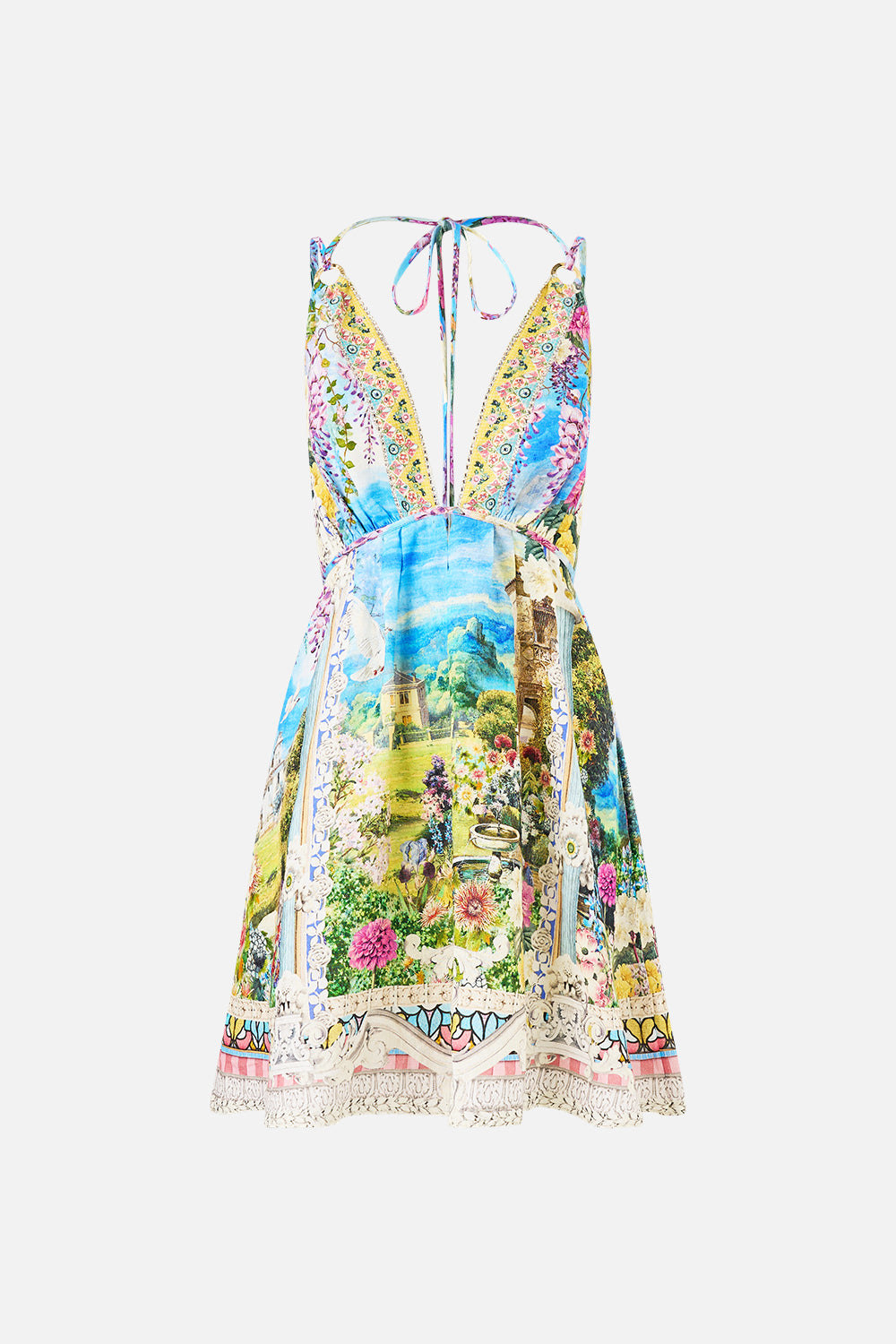 MNCAM131026140621595_3 CAMILLA Short Flared Dress With Hardware Navàs Nouveau - Image 3