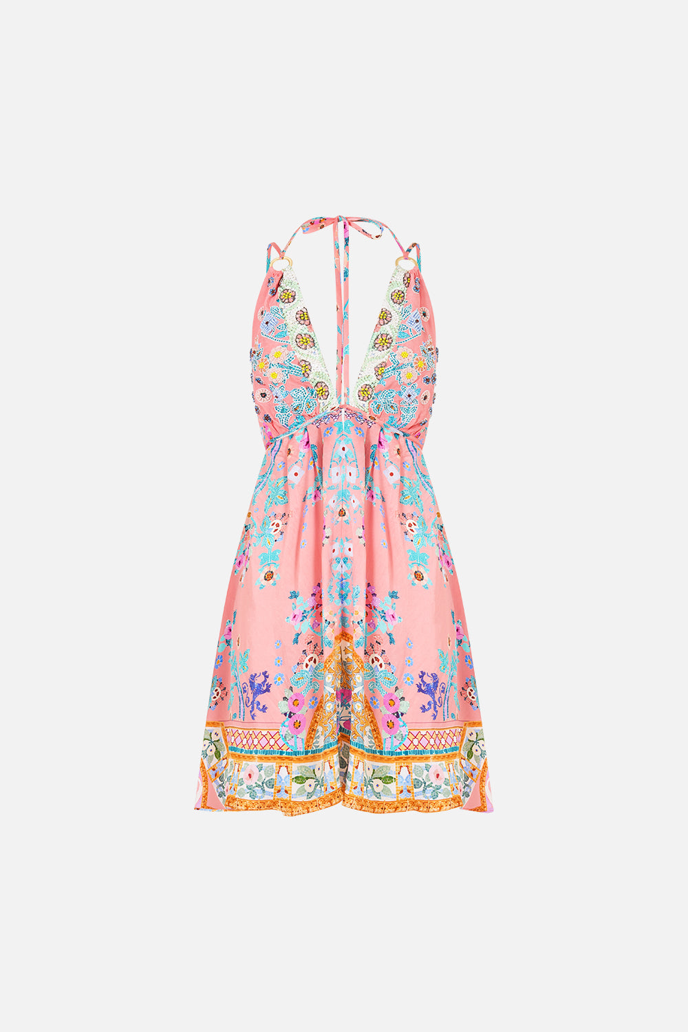 MNCAM131026140621596_3 CAMILLA Short Flared Dress With Hardware Howdy Gaudi - Image 3