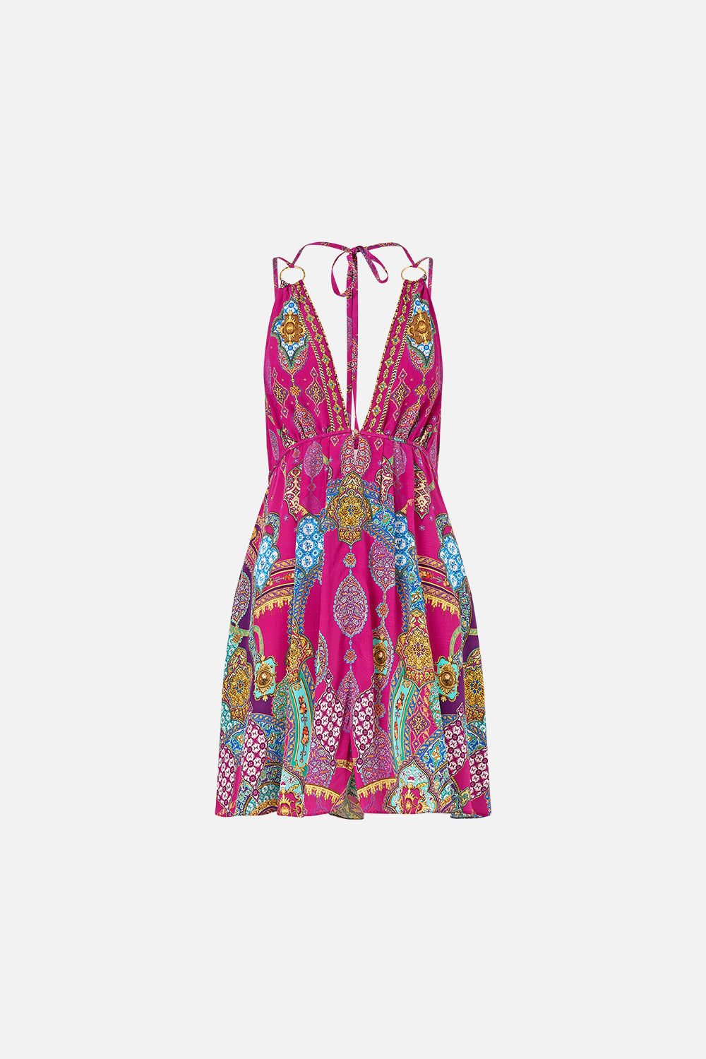 MNCAM131026140621597_3 CAMILLA Short Flared Dress With Hardware Concubines, Sultans & Courtiers - Image 3