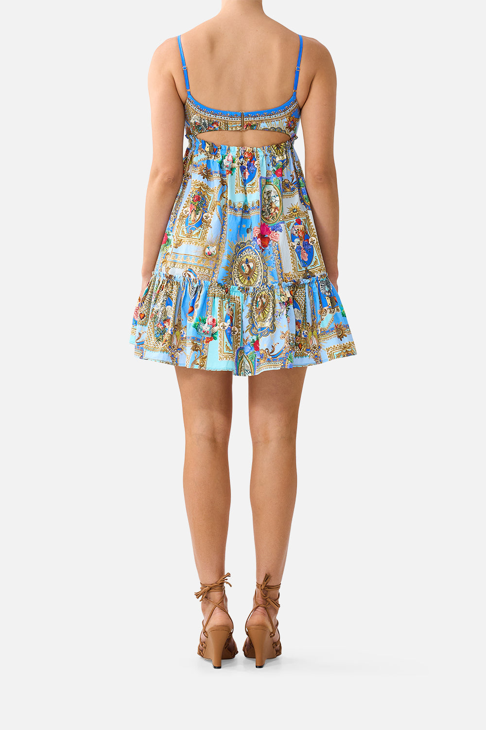 MNCAM131026140621599_2 CAMILLA Short Dress With Jersey Bodice Verses - Image 2