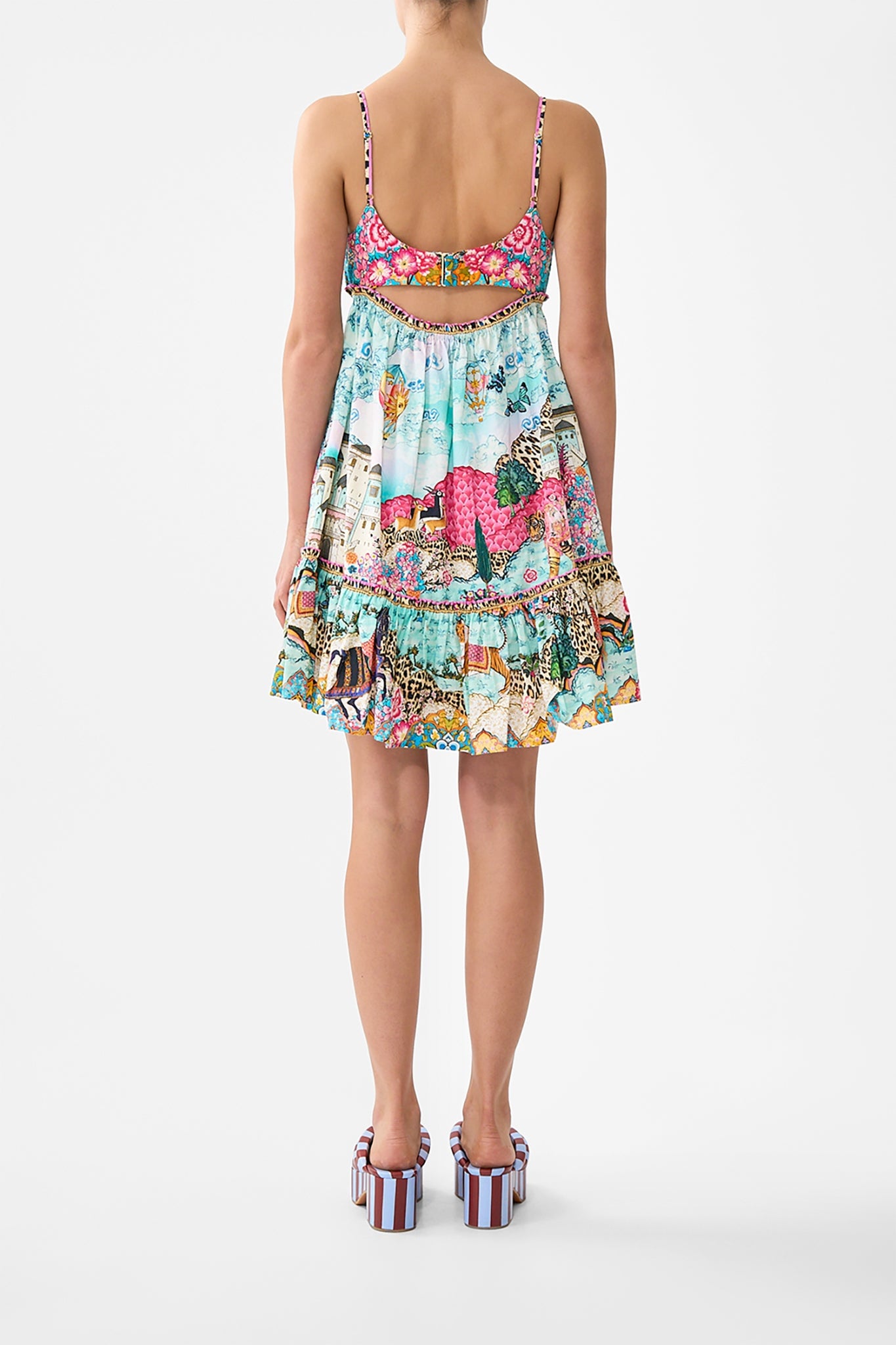 MNCAM131026140621601_2 CAMILLA Short Dress With Jersey Bodice Miniature Moments - Image 2