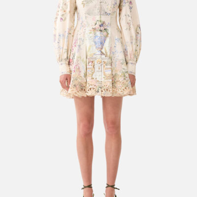 CAMILLA Short Button Front Shirt Dress Midsummer Masterpiece - Image 1