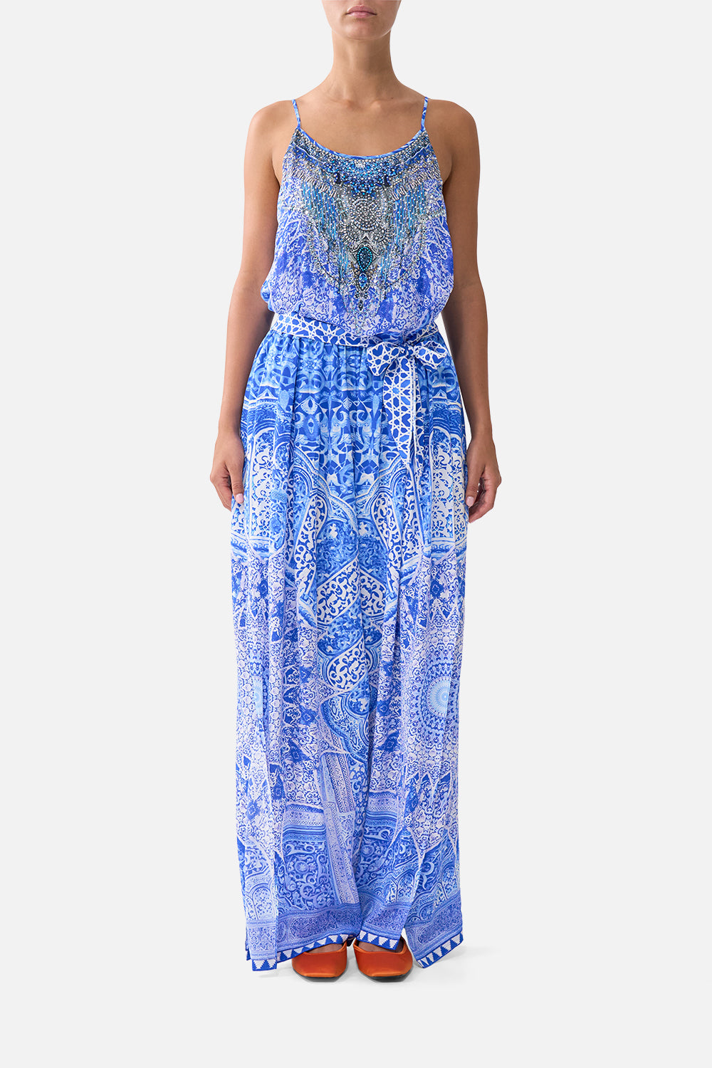 CAMILLA Shoestring Strap Jumpsuit the Bosphorous - Image 1
