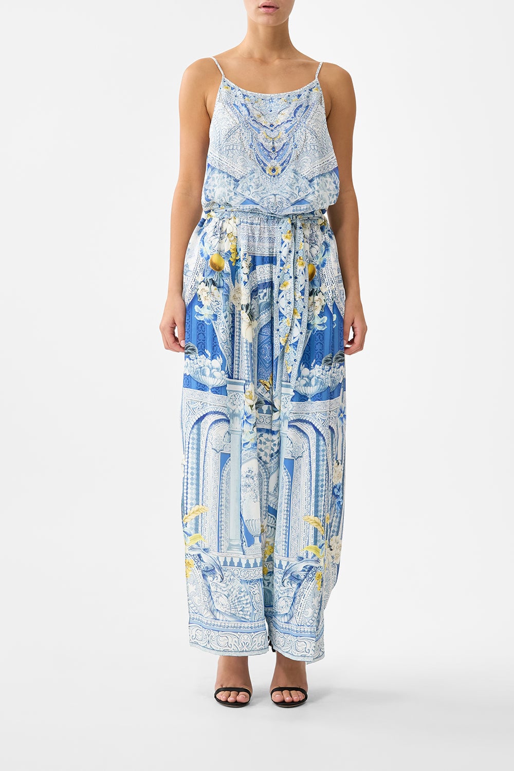 CAMILLA Shoestring Strap Jumpsuit DE Nada Granada - Image 1