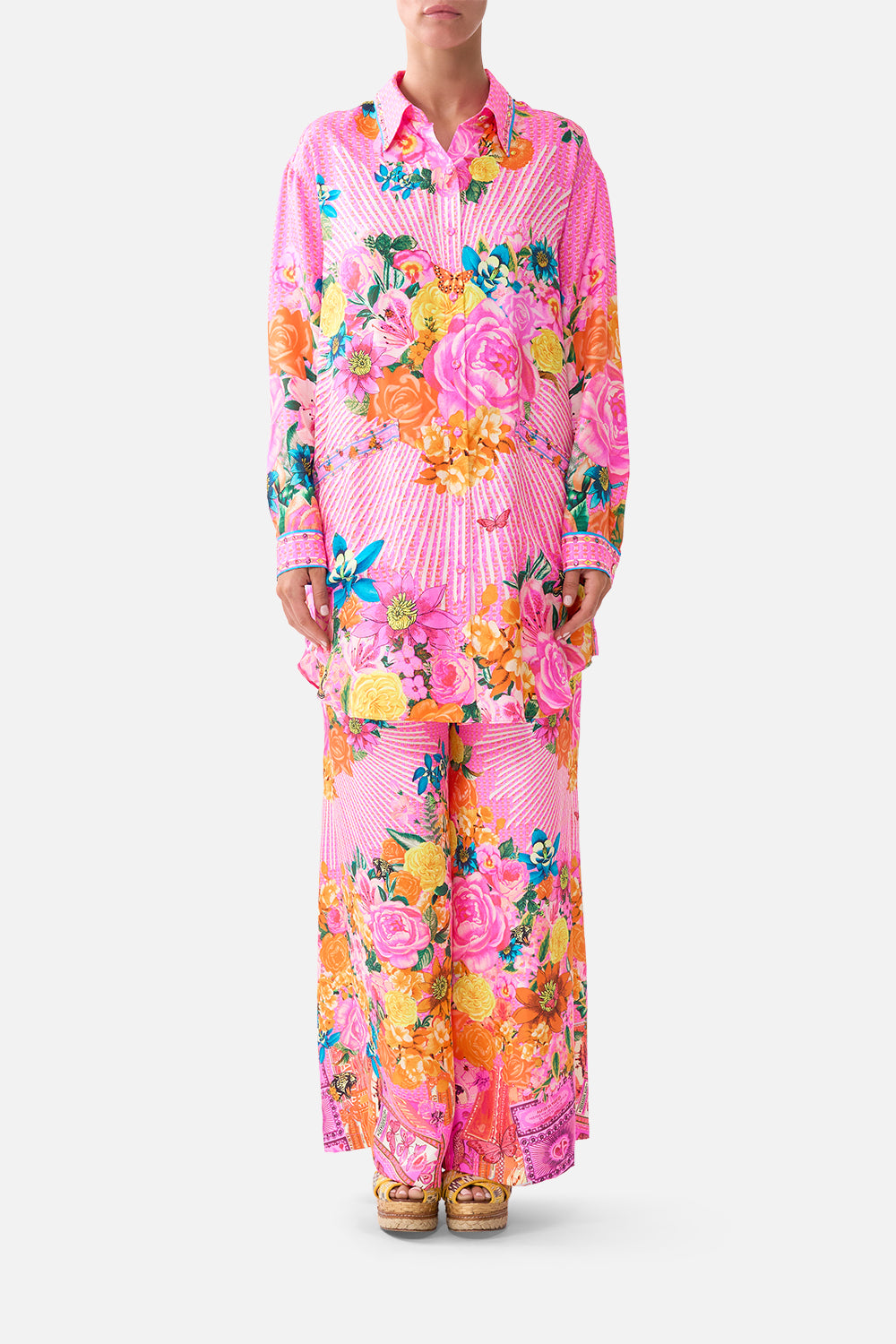 CAMILLA Shirt Tunic With Pockets Illustration Nation - Image 1