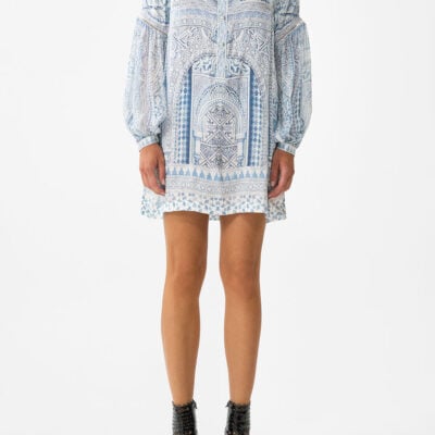 CAMILLA Shirt Dress With Blouson Sleeve the Hum OF the Alhambra - Image 1