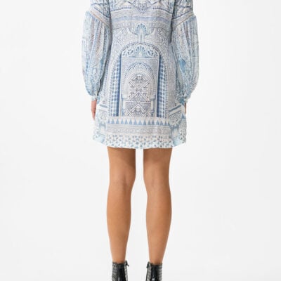 CAMILLA Shirt Dress With Blouson Sleeve the Hum OF the Alhambra - Image 2