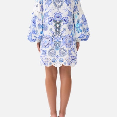 CAMILLA Shirt Dress With Blouson Sleeve All About That Lace - Image 2
