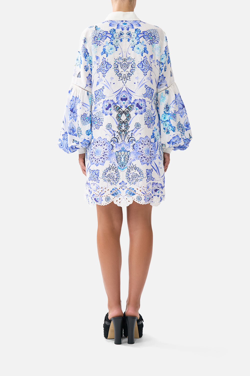 MNCAM131026140621615_2 CAMILLA Shirt Dress With Blouson Sleeve All About That Lace - Image 2