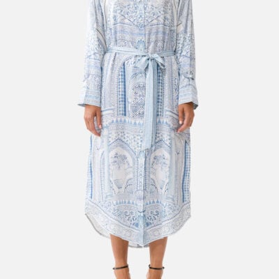 CAMILLA Shirt Dress With Back Button Detail the Hum OF the Alhambra - Image 1