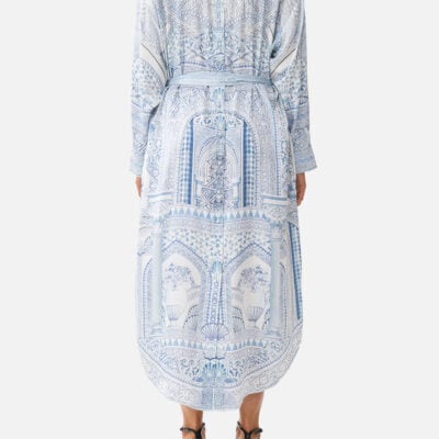 CAMILLA Shirt Dress With Back Button Detail the Hum OF the Alhambra - Image 2