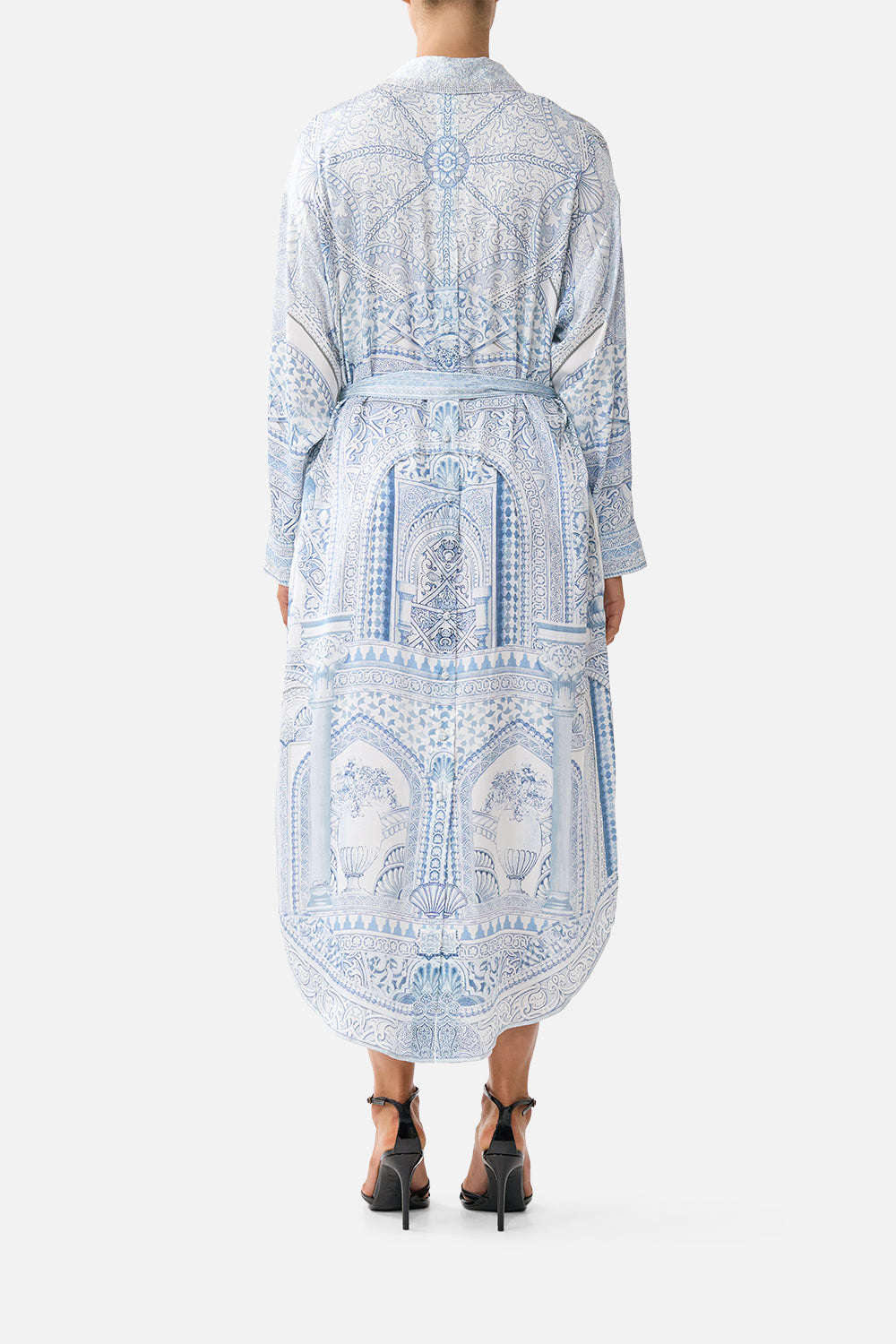 CAMILLA Shirt Dress With Back Button Detail the Hum OF the Alhambra - Image 2