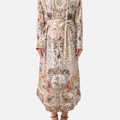 CAMILLA Shirt Dress With Back Button Detail Aranjuez Animalia - Image 1