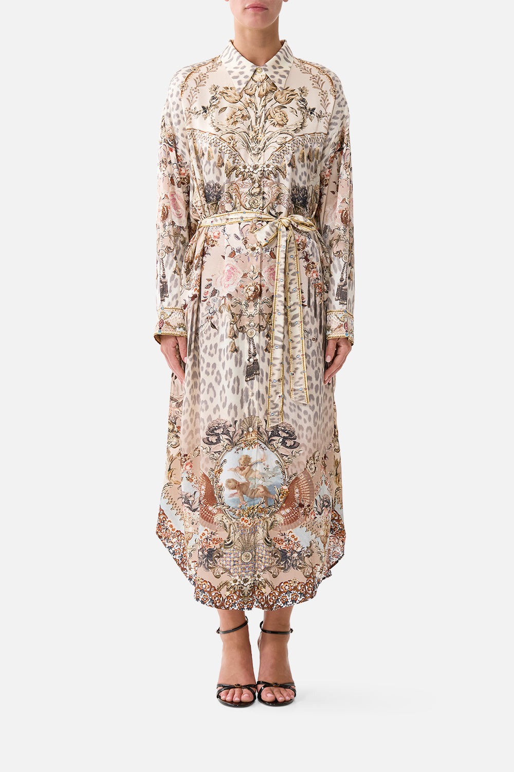 CAMILLA Shirt Dress With Back Button Detail Aranjuez Animalia - Image 1