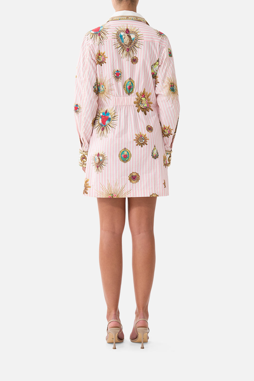 MNCAM131026140621620_2 CAMILLA Shirt Dress With A Line Skirt Painted Prayers - Image 2