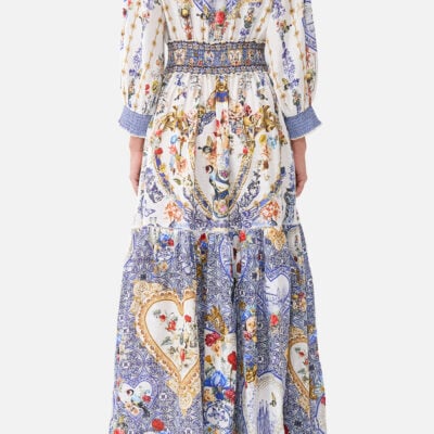 CAMILLA Shirred Waistband Long Dress the Pottery Parlour - Image 2