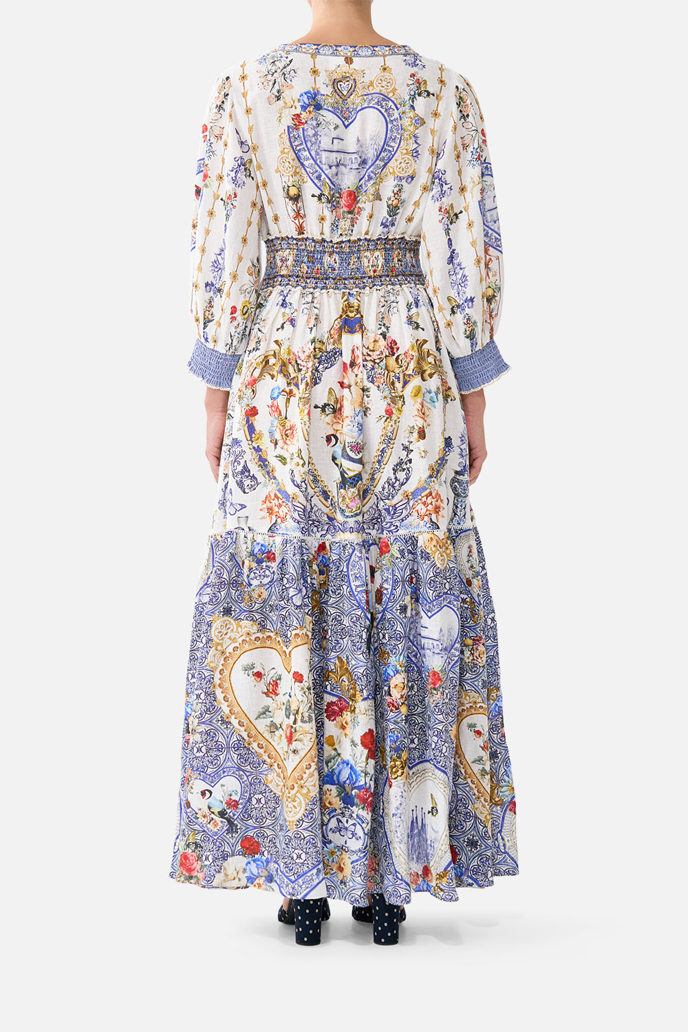 CAMILLA Shirred Waistband Long Dress the Pottery Parlour - Image 2