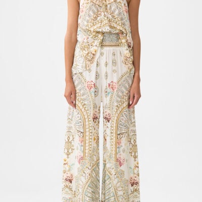 CAMILLA Shirred Waist Pant Ottoman Dynasty - Image 1
