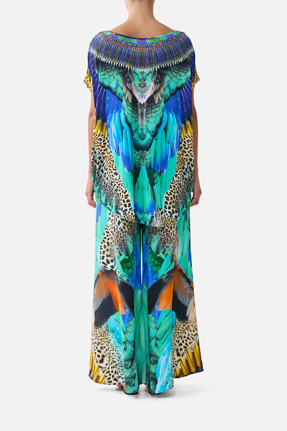 MNCAM131026140621627_2 CAMILLA Shirred Waist Pant Jungle Flight - Image 2