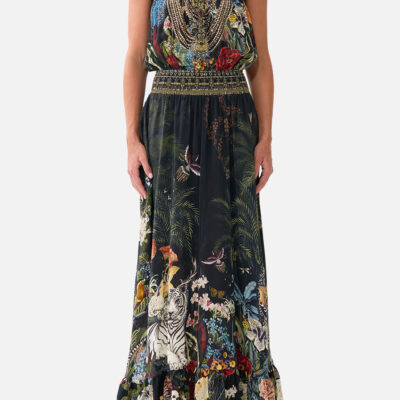 CAMILLA Shirred Waist Long Dress Palace Zoology - Image 1