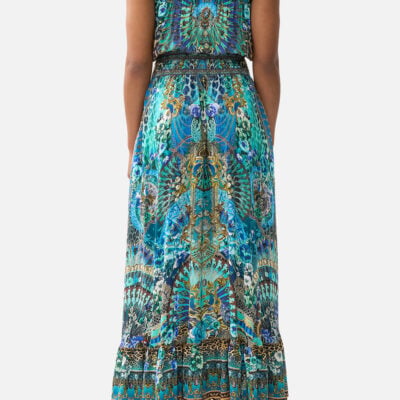 CAMILLA Shirred Waist Long Dress Flamenco Euphoria - Image 2