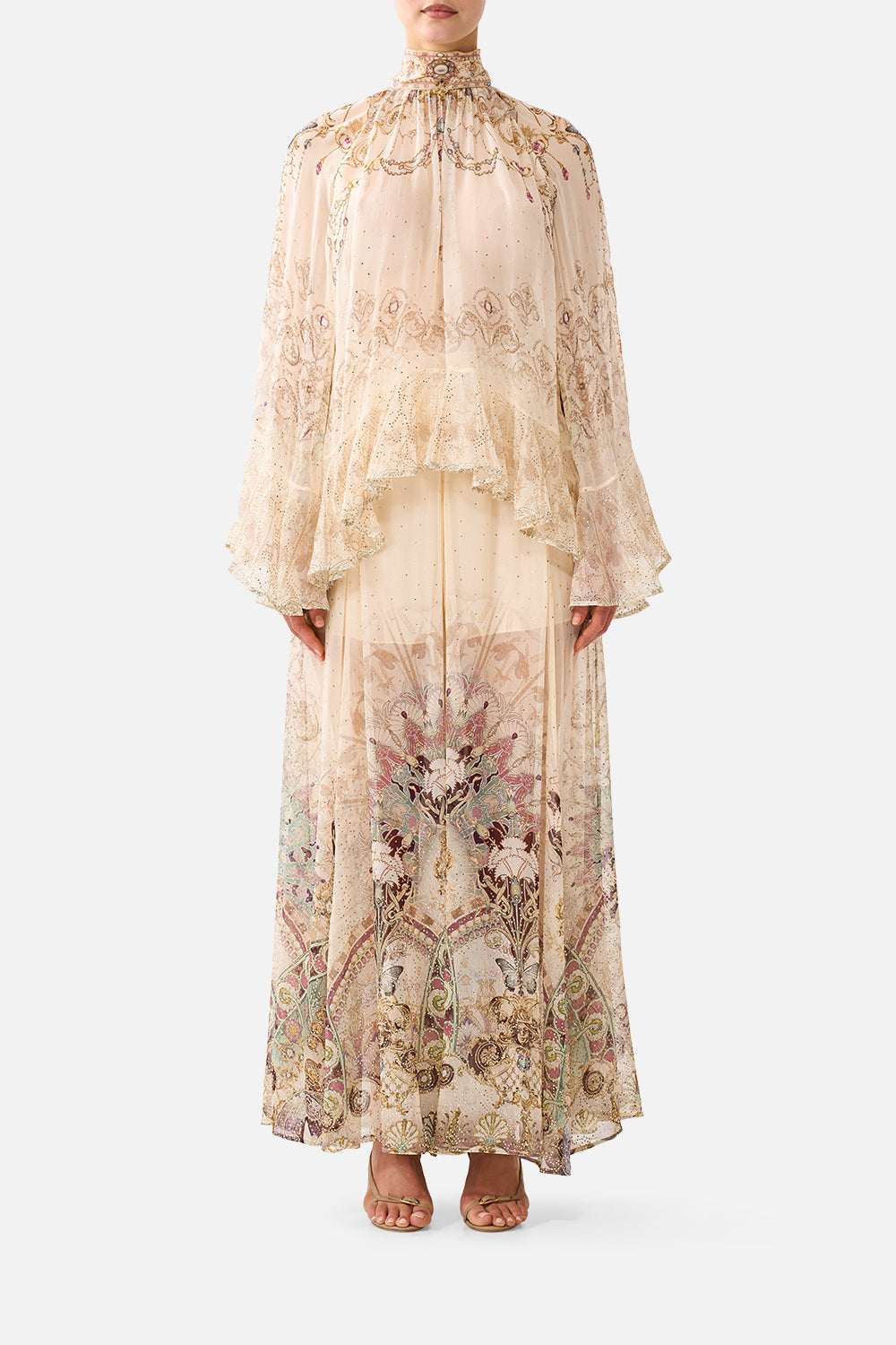 CAMILLA Sheer Wide Leg Pant A Meeting OF Masterpieces - Image 1