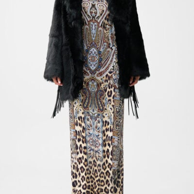 CAMILLA Shearling Coat With Removable Fringing Istanbul Animalia - Image 1