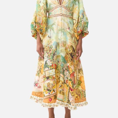 CAMILLA Shaped Waistband Midi Dress VA VA Vintage - Image 1