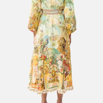 CAMILLA Shaped Waistband Midi Dress VA VA Vintage - Image 2