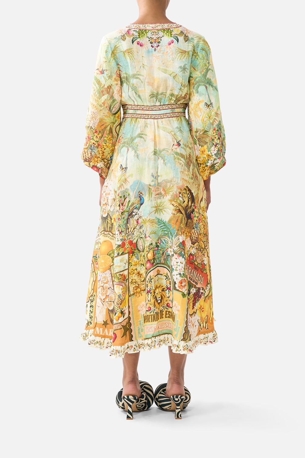 MNCAM131026140621641_2 CAMILLA Shaped Waistband Midi Dress VA VA Vintage - Image 2