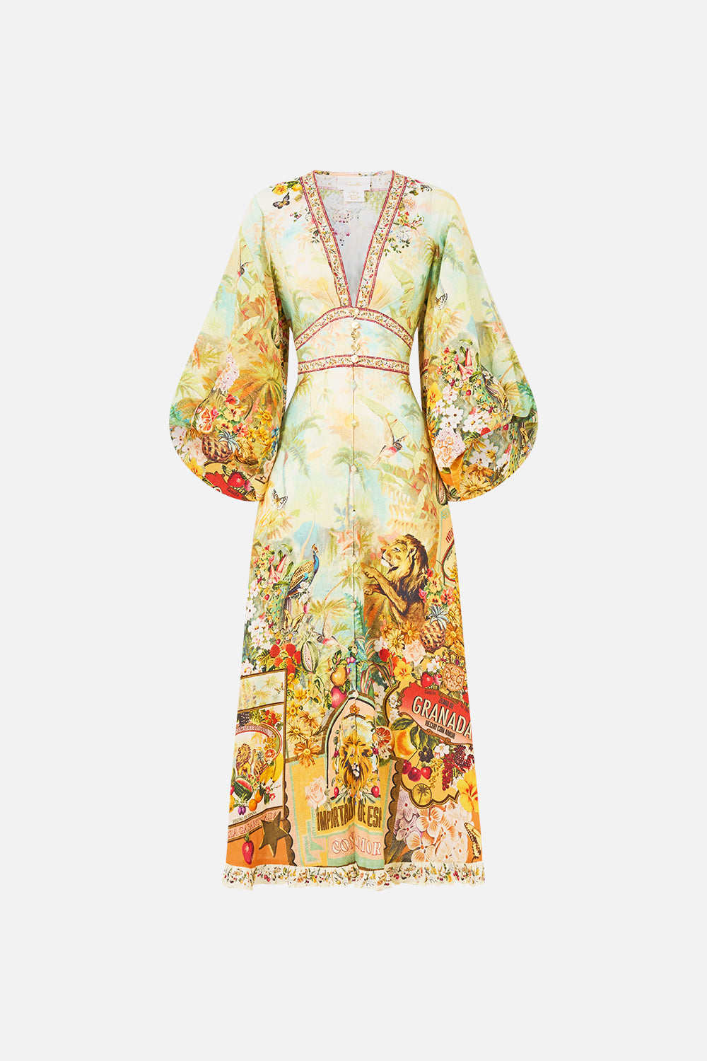 MNCAM131026140621641_3 CAMILLA Shaped Waistband Midi Dress VA VA Vintage - Image 3